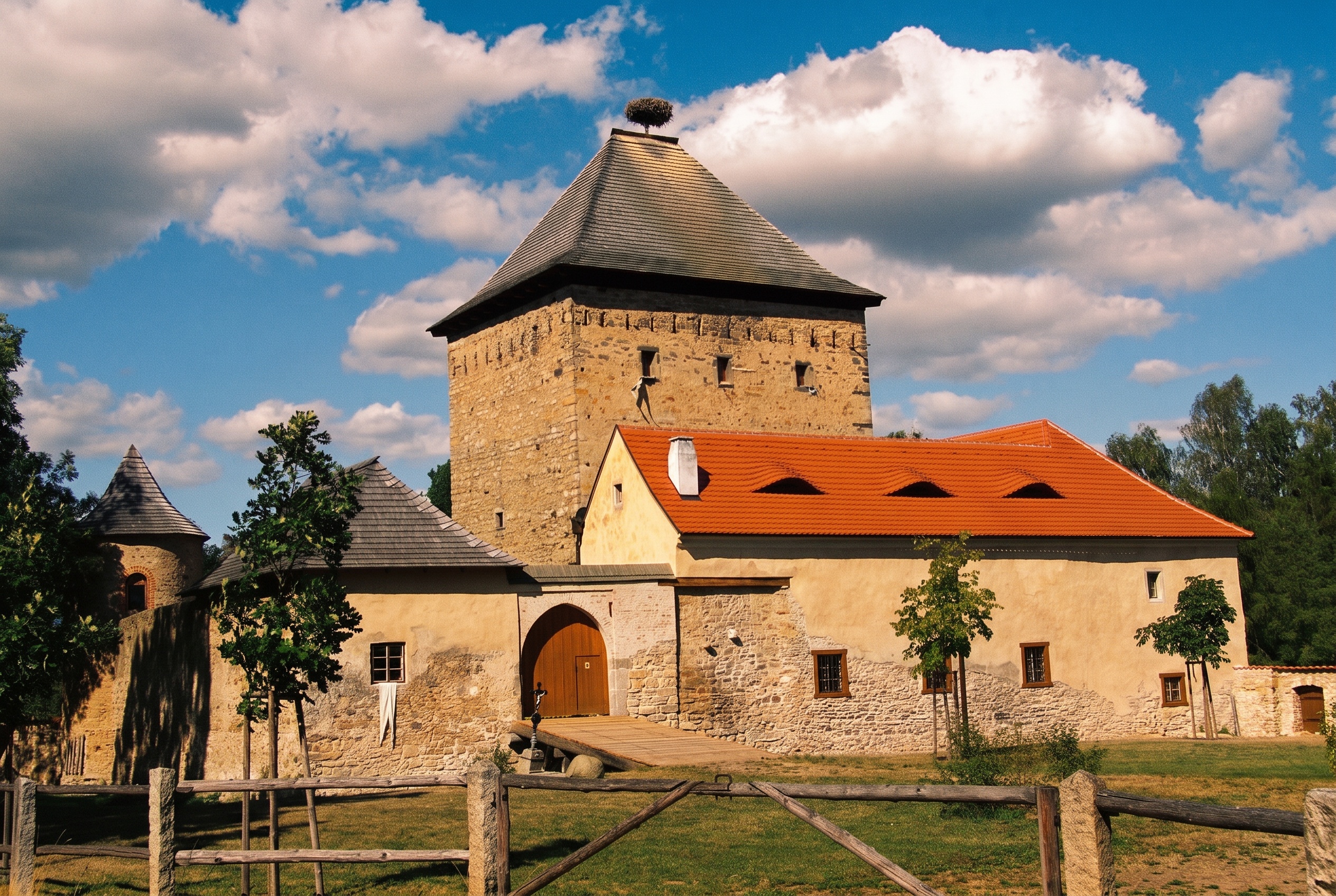 Výlety v okolí Písku: 30 tipů od rodačky na hrady, koupaliště i rozhledny 8 Horní tvrz v Kestřanech