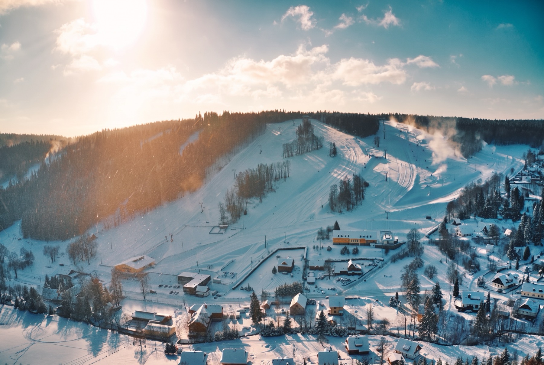 Altvatergebirge im Winter 2026: 14 Tipps, was zu sehen – Praděd, Kouty und Červenohorské sedlo 4 Winterliches Skigebiet im Altvatergebirge