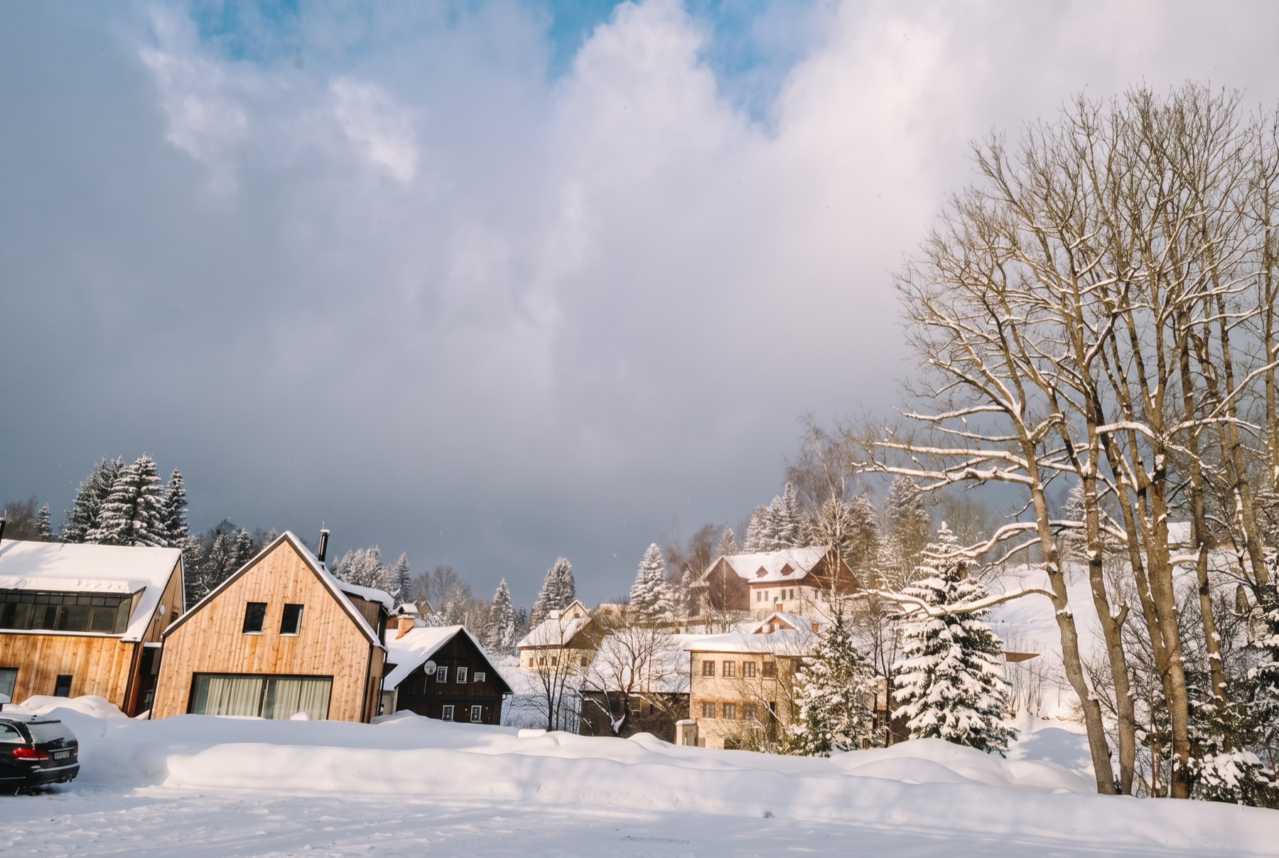 Riesengebirge und Isergebirge ohne Massen 2026: 14 Tipps statt Spindlermühle 9 Winterliches Bedřichov
