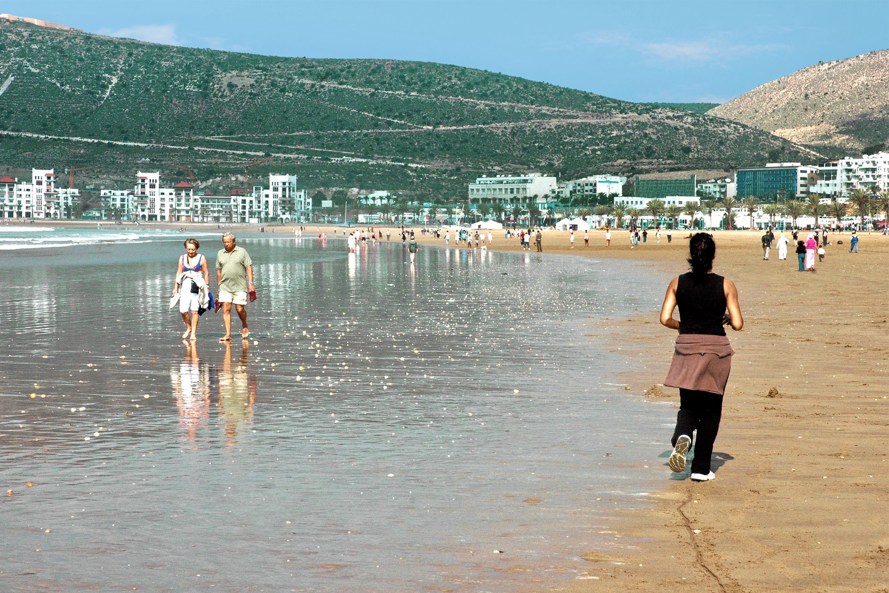 Agadir, Maroko: 14 tipů, vidět a co nevychechat 4 Slunečná pláž v Agadiru