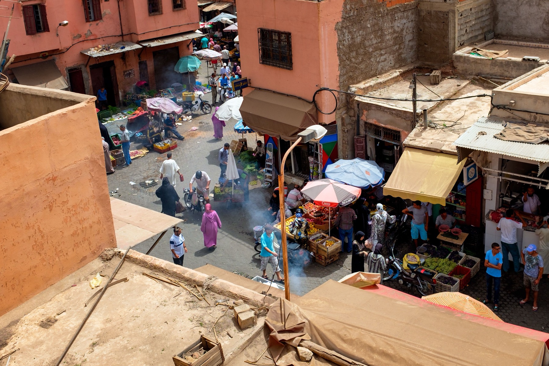Marrakesch, Marokko: 25 Tipps + Scams, vor denen du dich 2026 hüten solltest 3 Blick auf die Medina von Marrakesch
