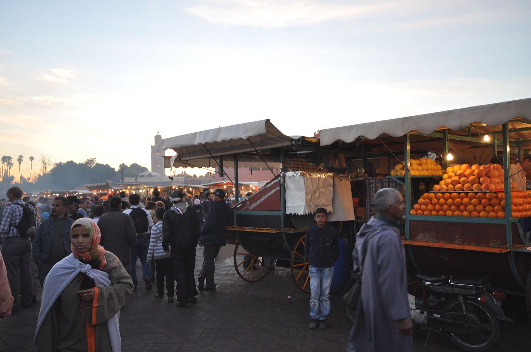 Marrakesch, Marokko: 25 Tipps + Scams, vor denen du dich 2026 hüten solltest 4 Der Djemaa-el-Fna-Platz bei Tag