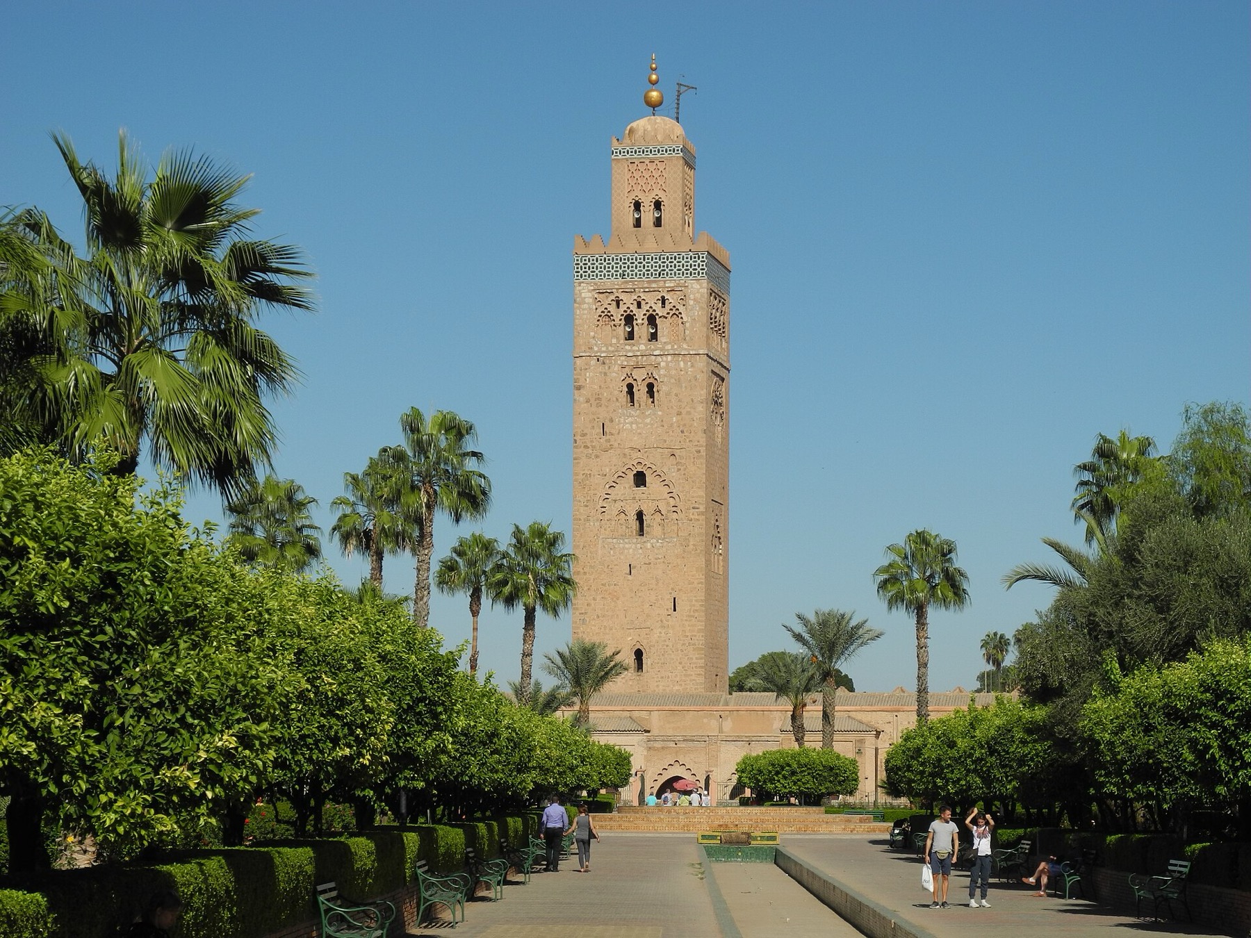Marrakesch, Marokko: 25 Tipps + Scams, vor denen du dich 2026 hüten solltest 10 Die Koutoubia-Moschee mit Minarett