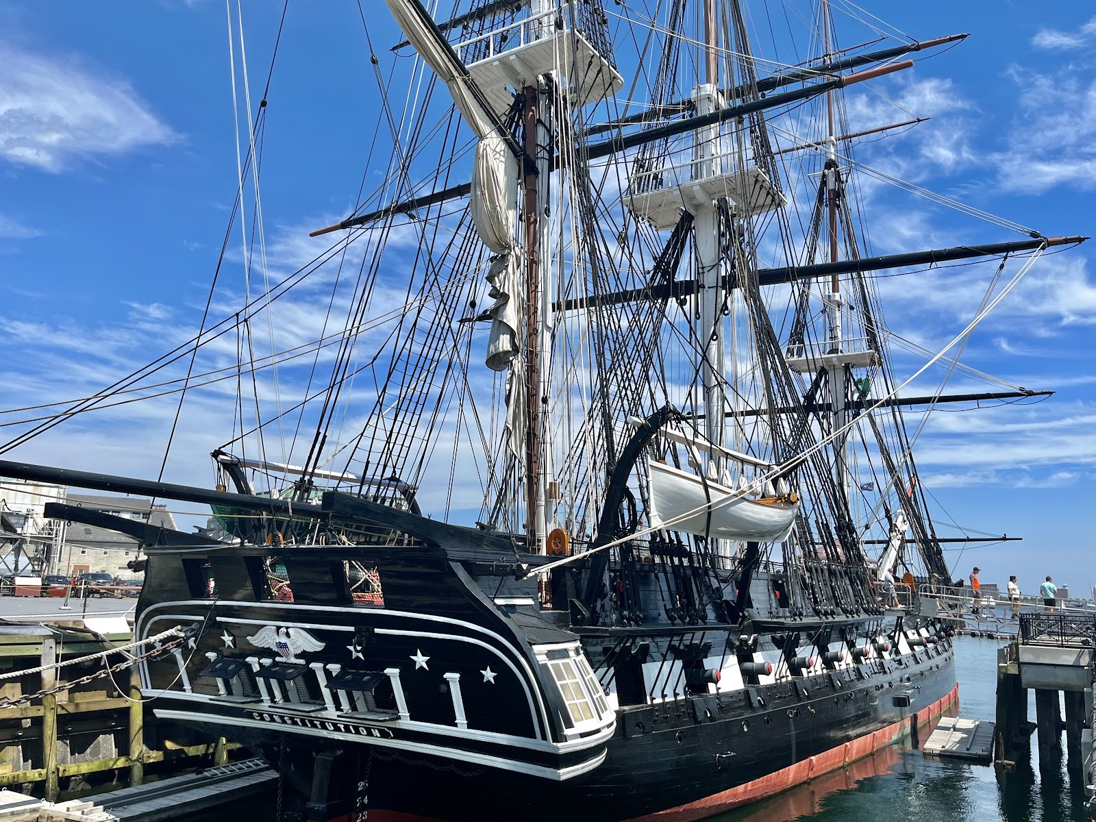Boston, USA: 22 tipů, co vidět a dělat + Freedom Trail 9 Nejstarší stále zařazená válečná loď USS Constitution
