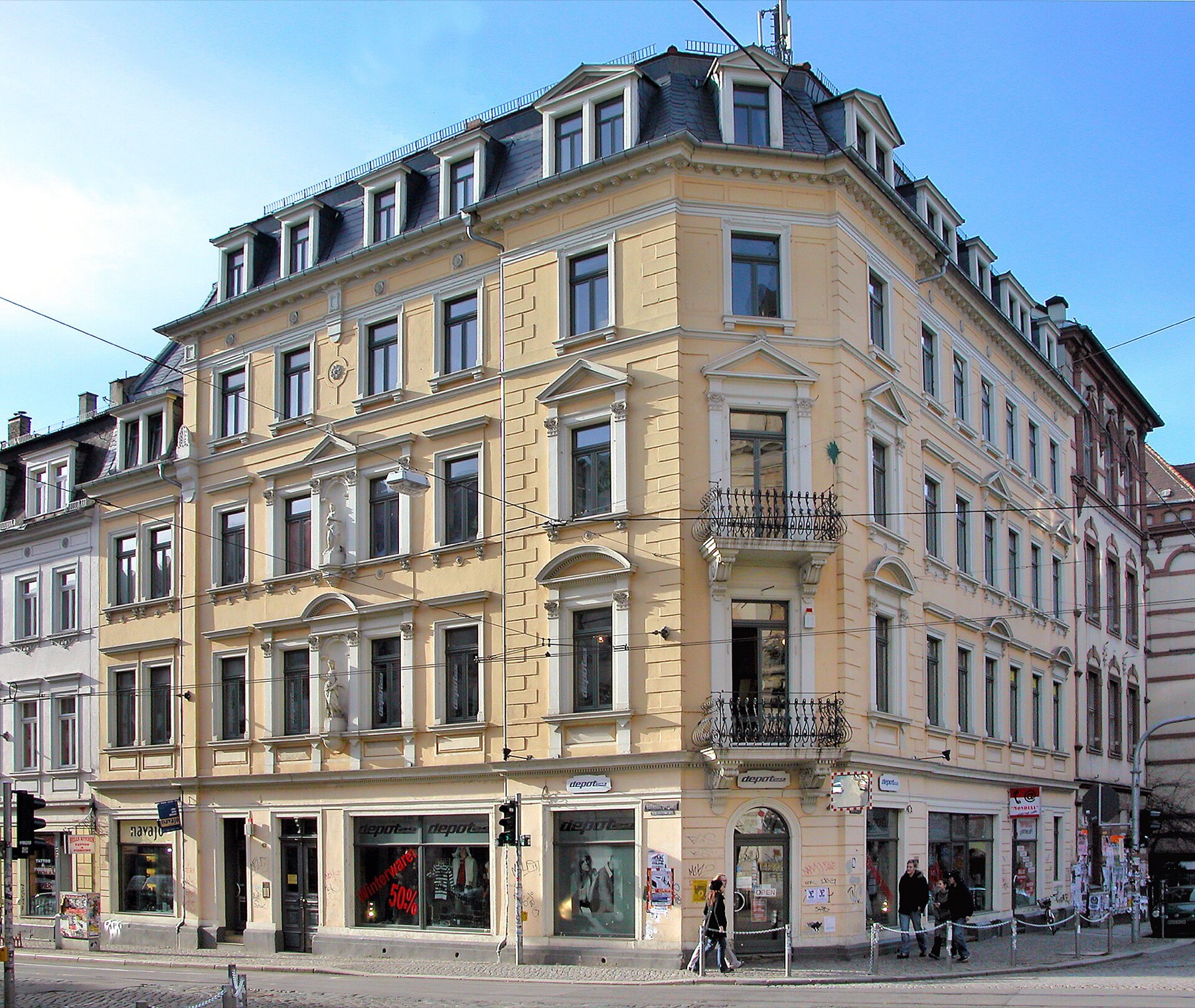 Dresden: 16 Sehenswürdigkeiten und kostenlose Tipps 3 Straße in der Dresdner Neustadt
