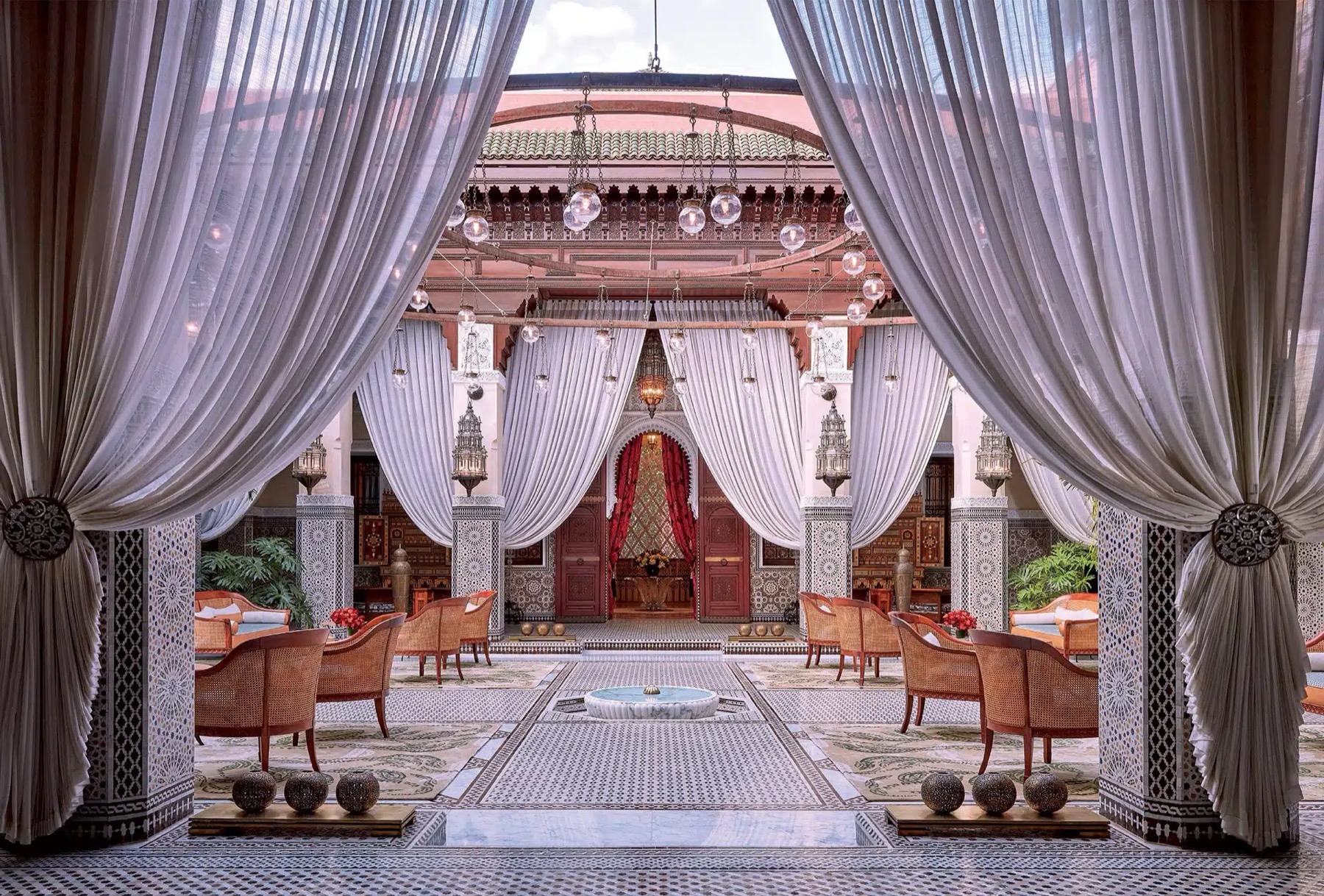 The World's Most Luxurious Hotels: 29 Addresses That Will Surprise You in 2026 23 Riads of the Royal Mansour hotel in Marrakesh