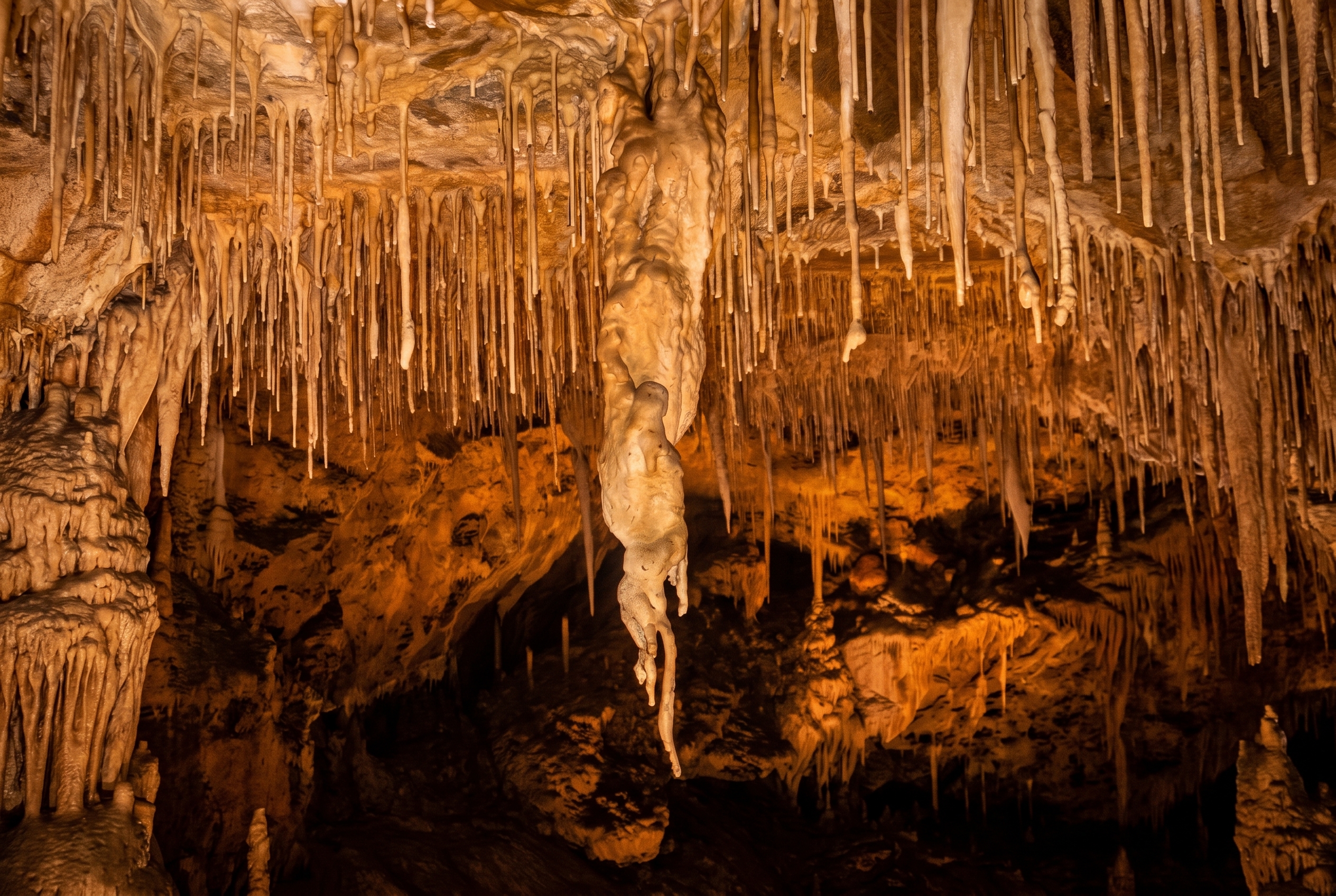 Qué ver en Moravia Central (Chequia): 15 planes para 2026 5 Decoración de estalactitas en las cuevas de Javoříčko (foto adaptada de Wikimedia Commons, Jarda 75, CC BY-SA 4.0)