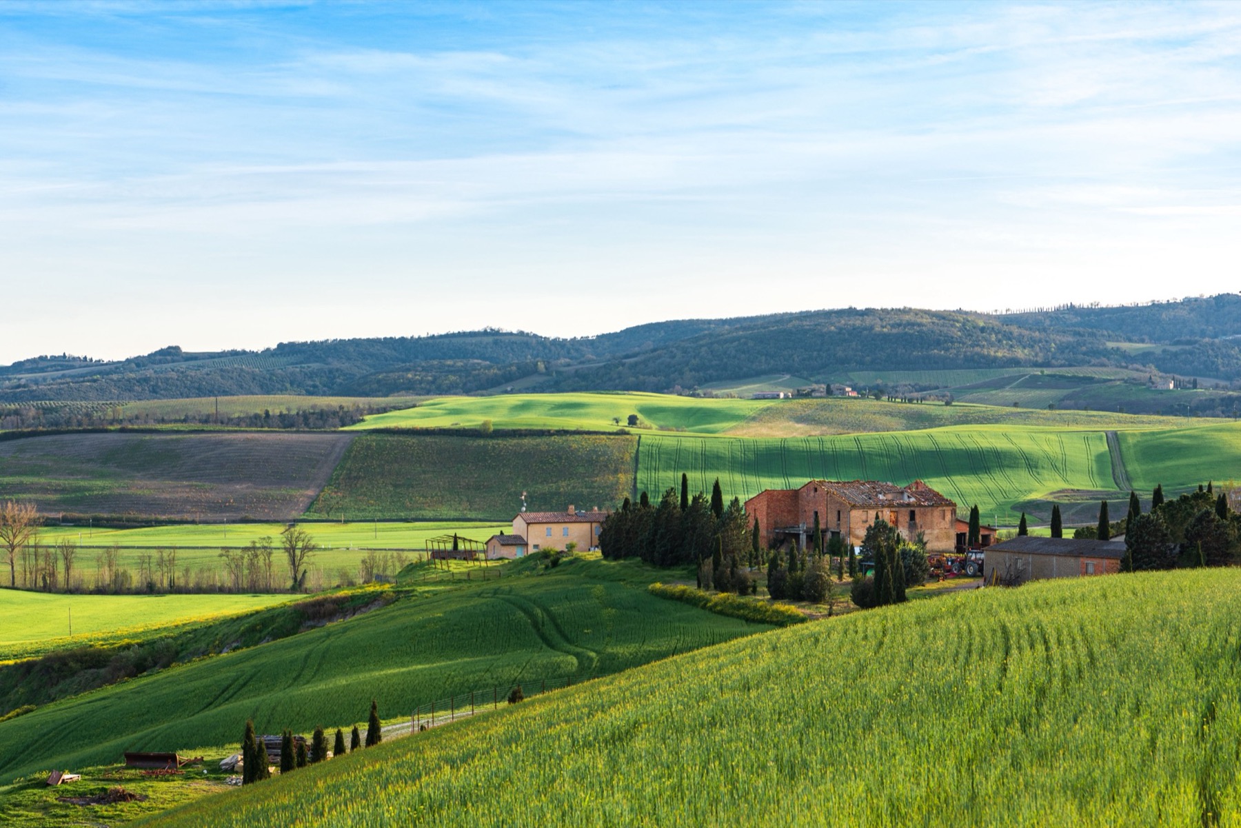 Agriturismo v Toskánsku: 20 tipů, ceny a jak vybrat 121 Krajina Val d'Orcia se statkem