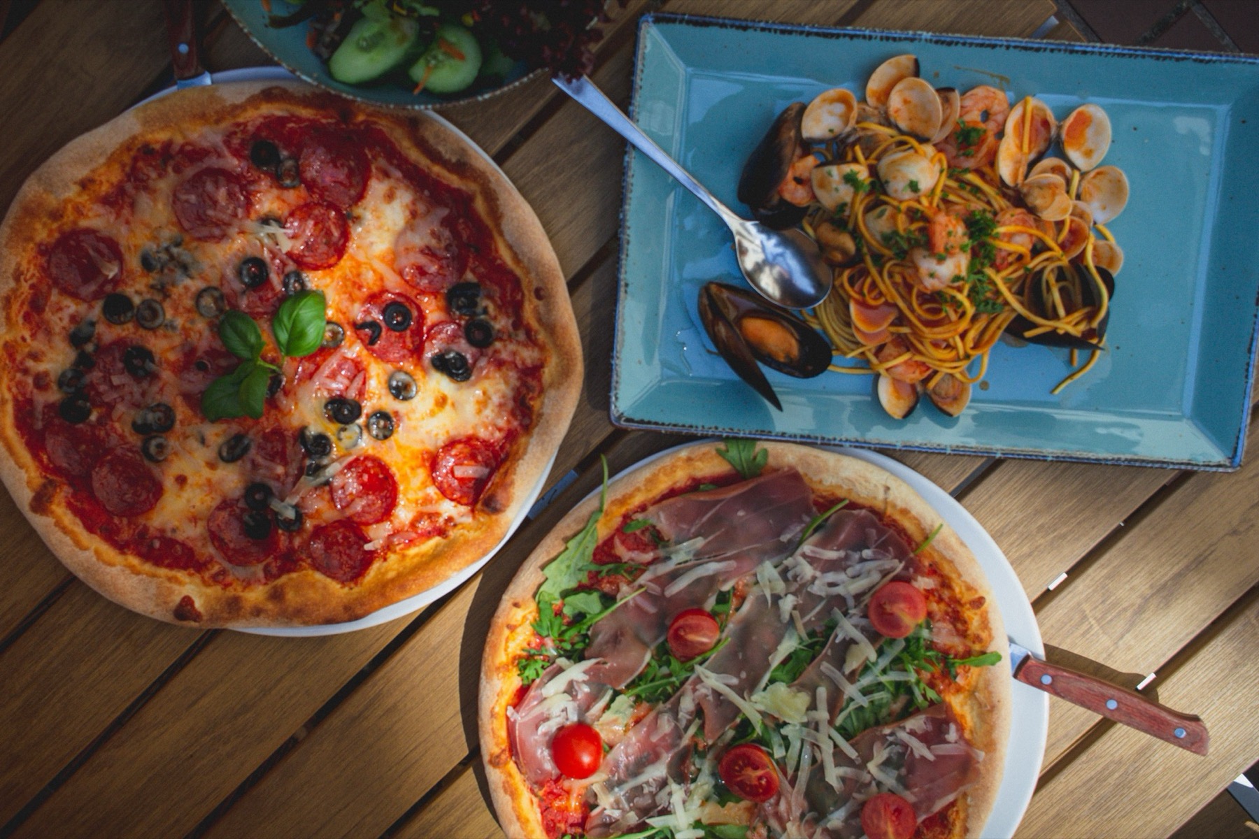 Toskánsko s dětmi: 18 tipů, co vidět, dělat a na co pozor 28 Pizza a těstoviny v italské restauraci