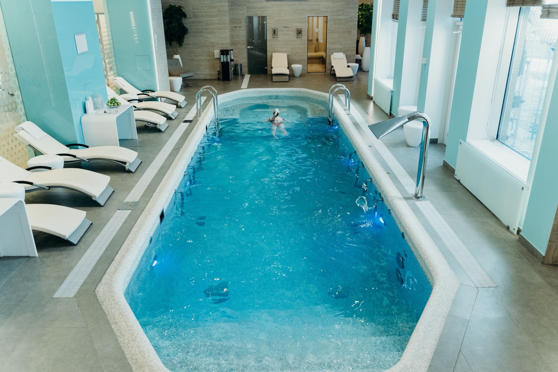 Ubytovanie v Toskánsku: 30 tipov od lacných po luxusné 29 Krytý bazén vo wellness hoteli