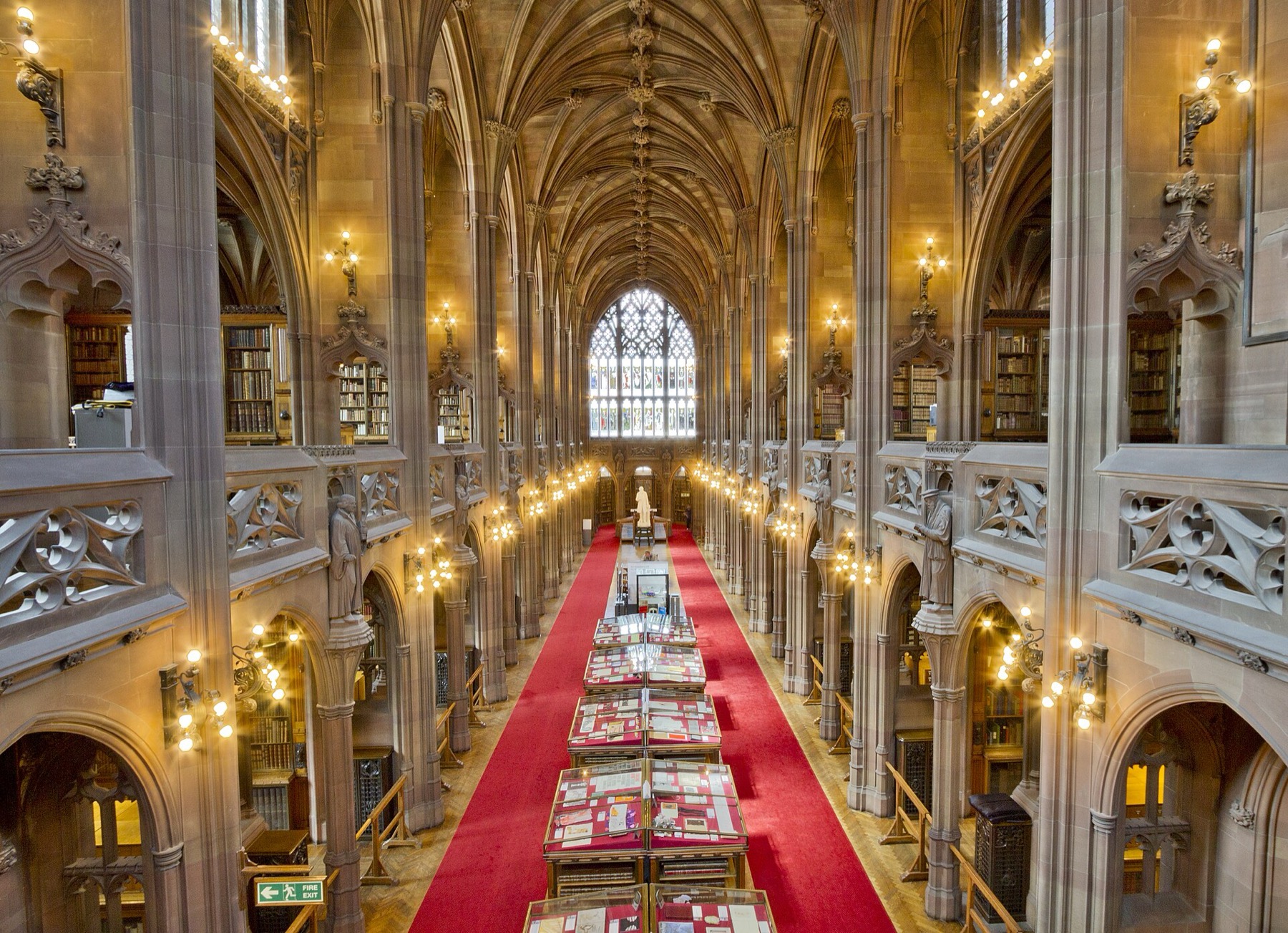 Co vidět v Manchesteru: 20 tipů, co dělat a většina je zdarma 5 Čítárna knihovny John Rylands