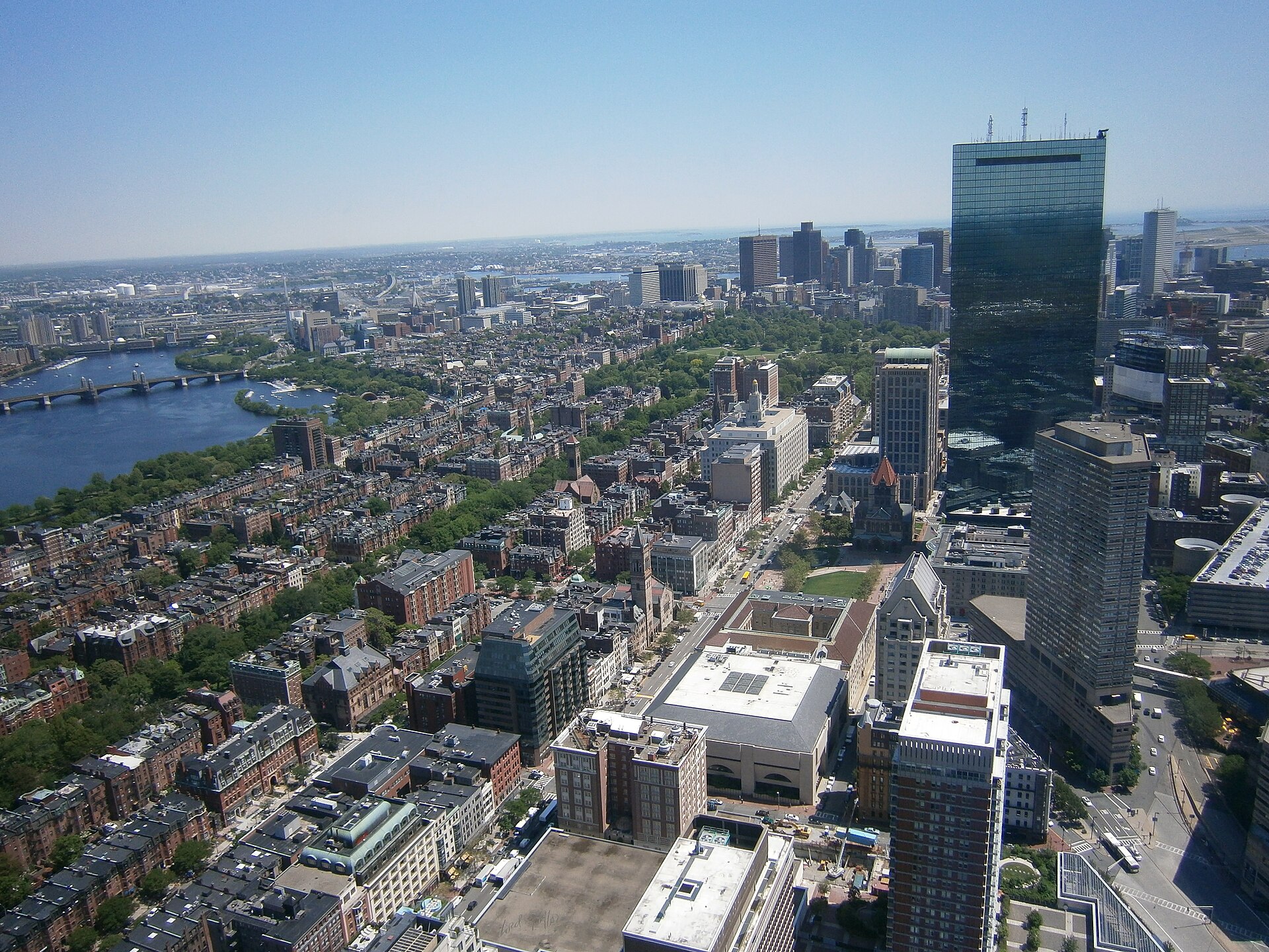 Boston, USA: 22 Things to See and Do + Freedom Trail 12 View over Boston from above
