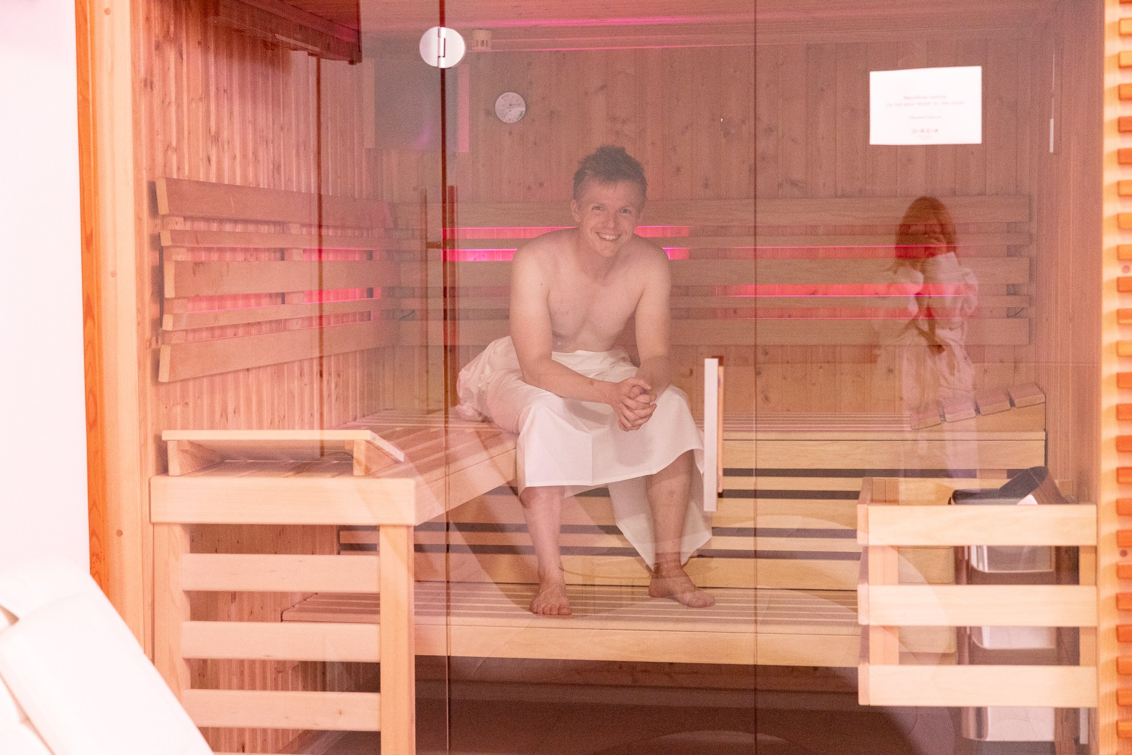 29 tipů na nejlepší wellness hotely a wellness pobyty pro dva v ČR 3 Sauna na wellness pokoji hotelu Arigone v centru Olomouce