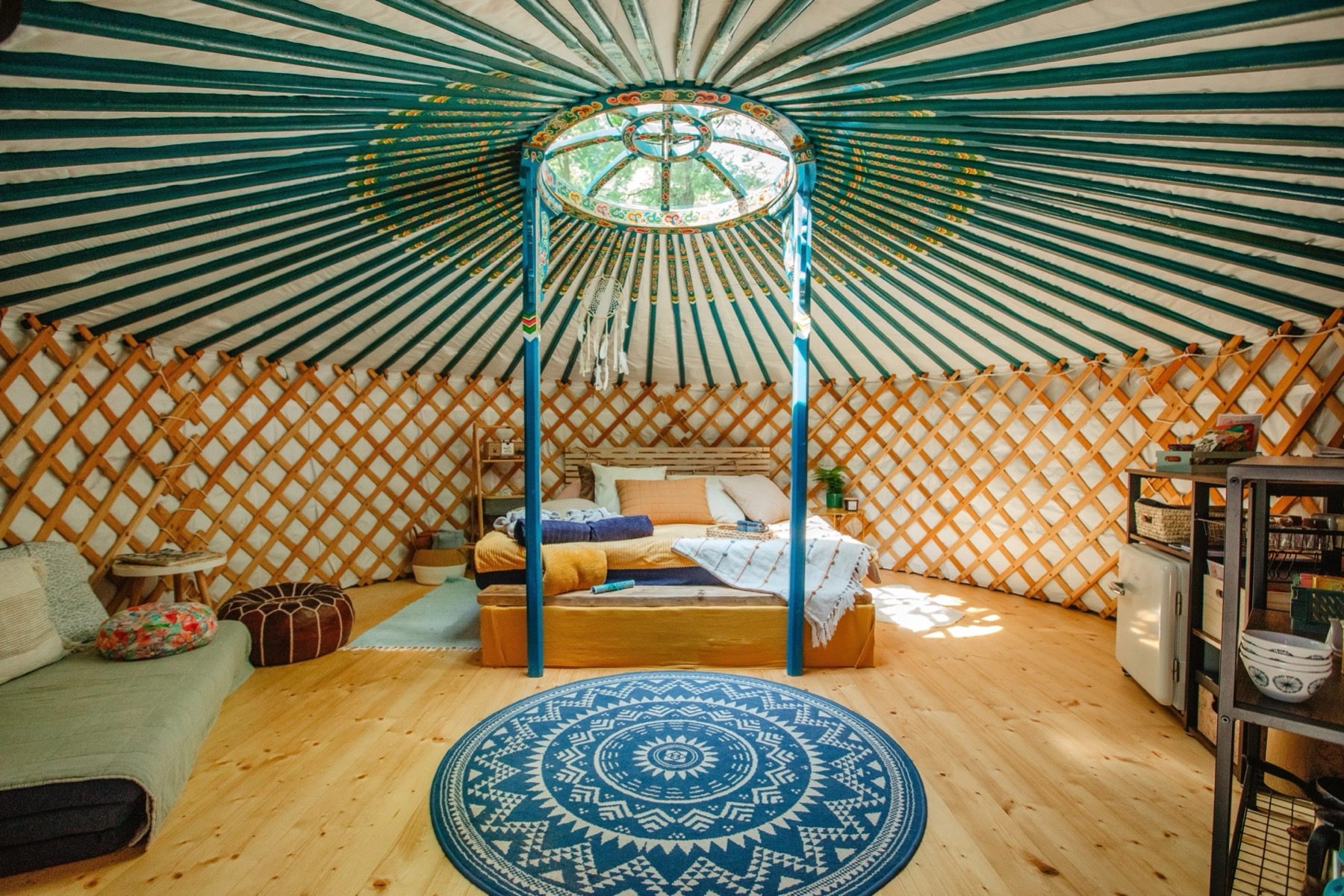 Glamping Tschechien: 34 beste Orte für 2026 31 Umgebung des Glampings Yurt In The Wood | Jurta pod hvězdou in Hřibojedy bei Dvůr Králové