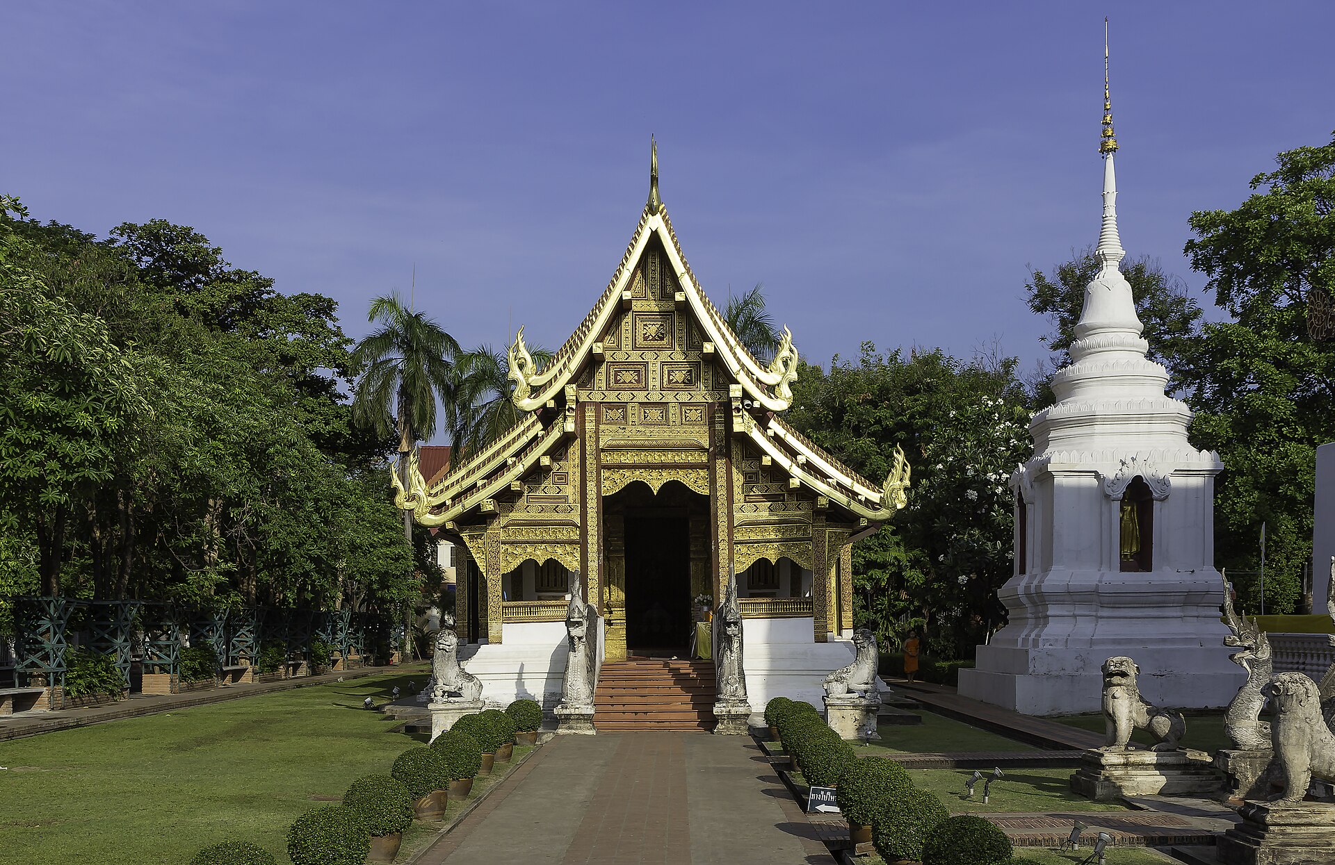 Wo übernachten in Chiang Mai: 18 beste Hotels und Viertel 2026 1 Tempel Wat Phra Singh in der Altstadt von Chiang Mai