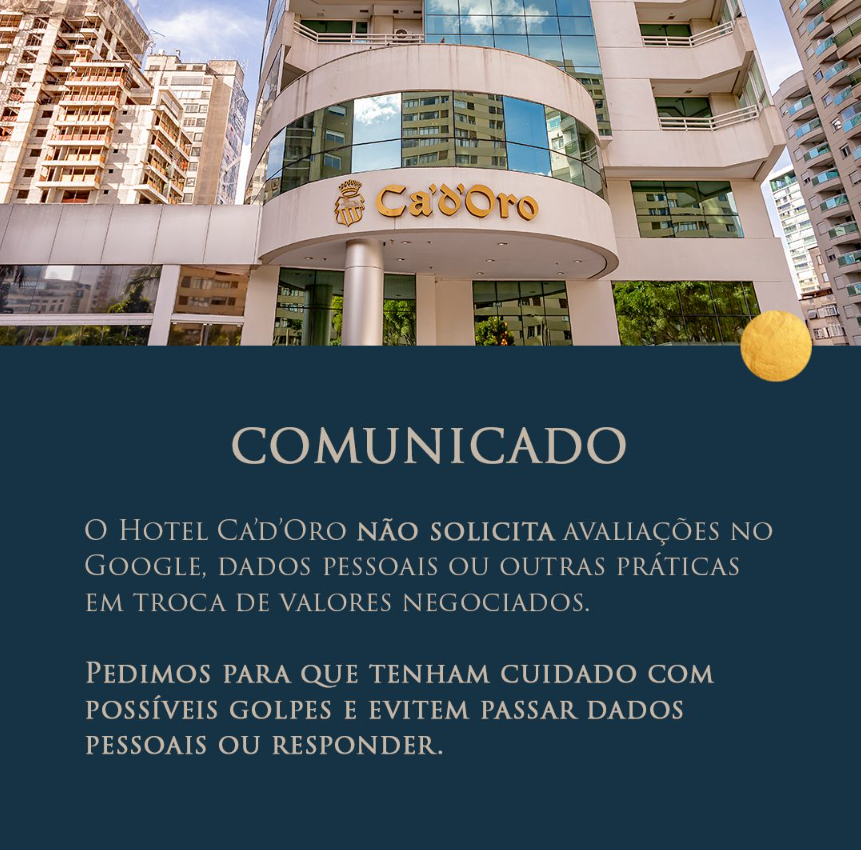 Wo in São Paulo übernachten: 18 Tipps für die besten Hotels und sicheren Viertel 2026 15 Hotel Hotel Cadoro - Ca'd'Oro São Paulo