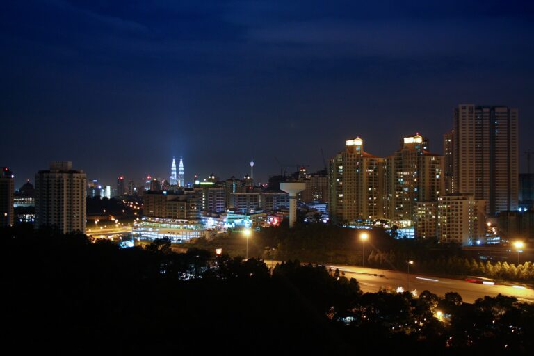 Kuala Lumpur v noci