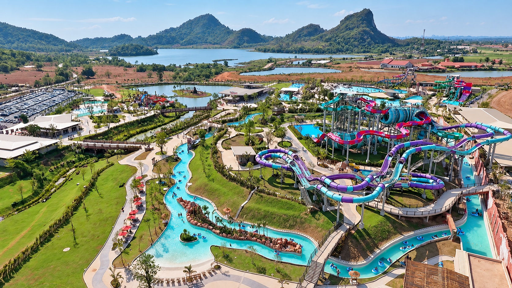 Pattaya, Thailand: 15 Things to See and Do in 2026 15 View of pools and slides at Ramayana Water Park