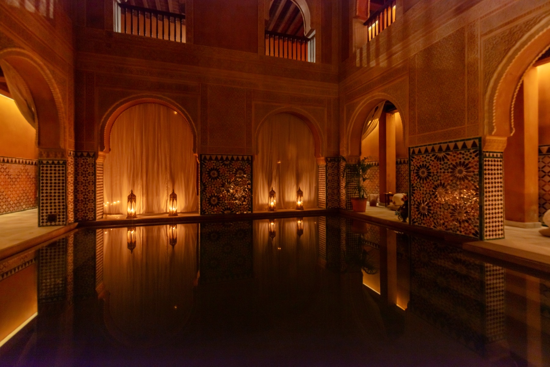 Thermal Spas in Spain: 21 Best Balnearios by Region 2026 3 Heated pool in Moorish style in Hammam Al Ándalus