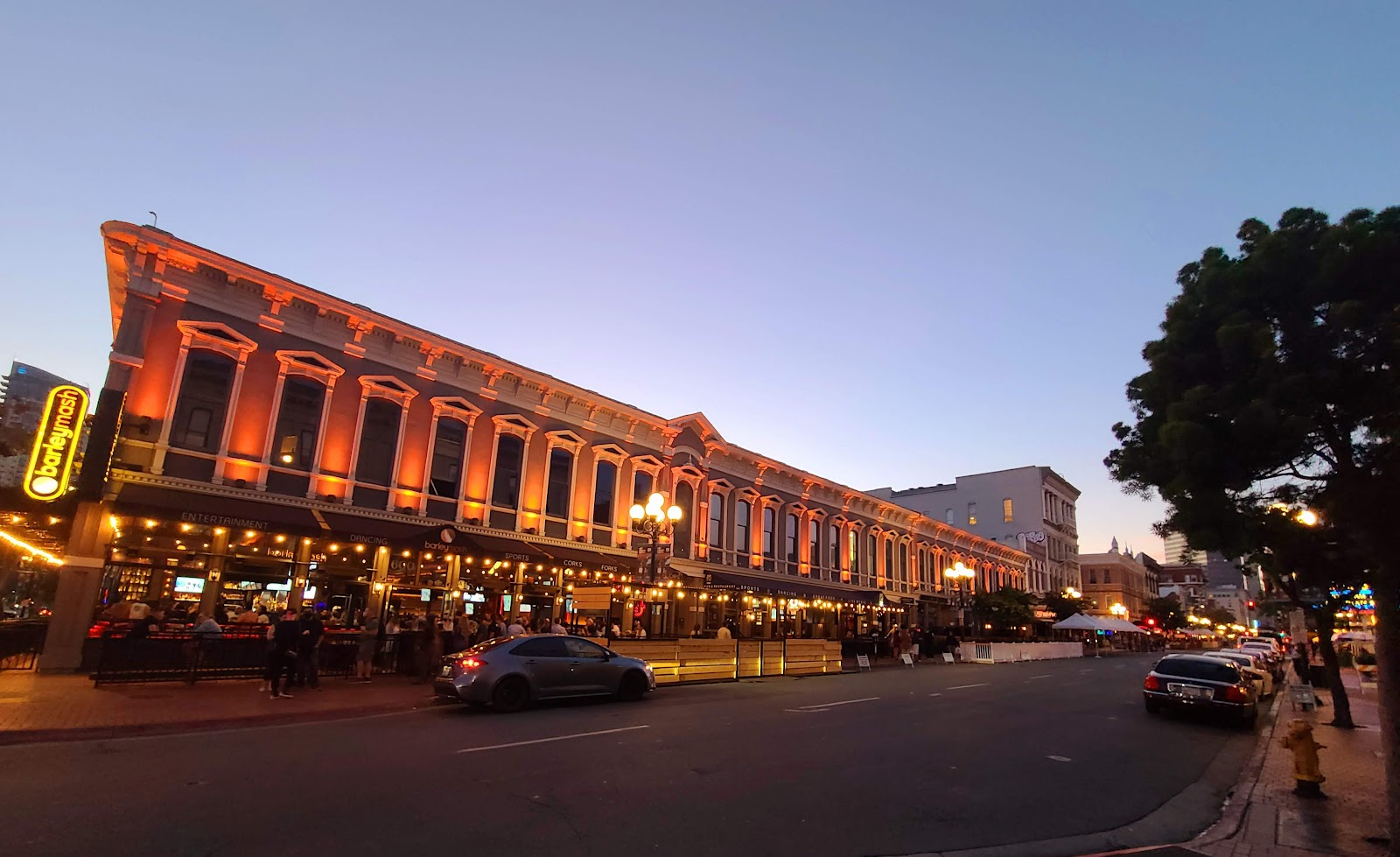 Where to Stay in San Diego: 18 Hotels & Districts in 2026 1 Gaslamp Quarter in San Diego at dusk