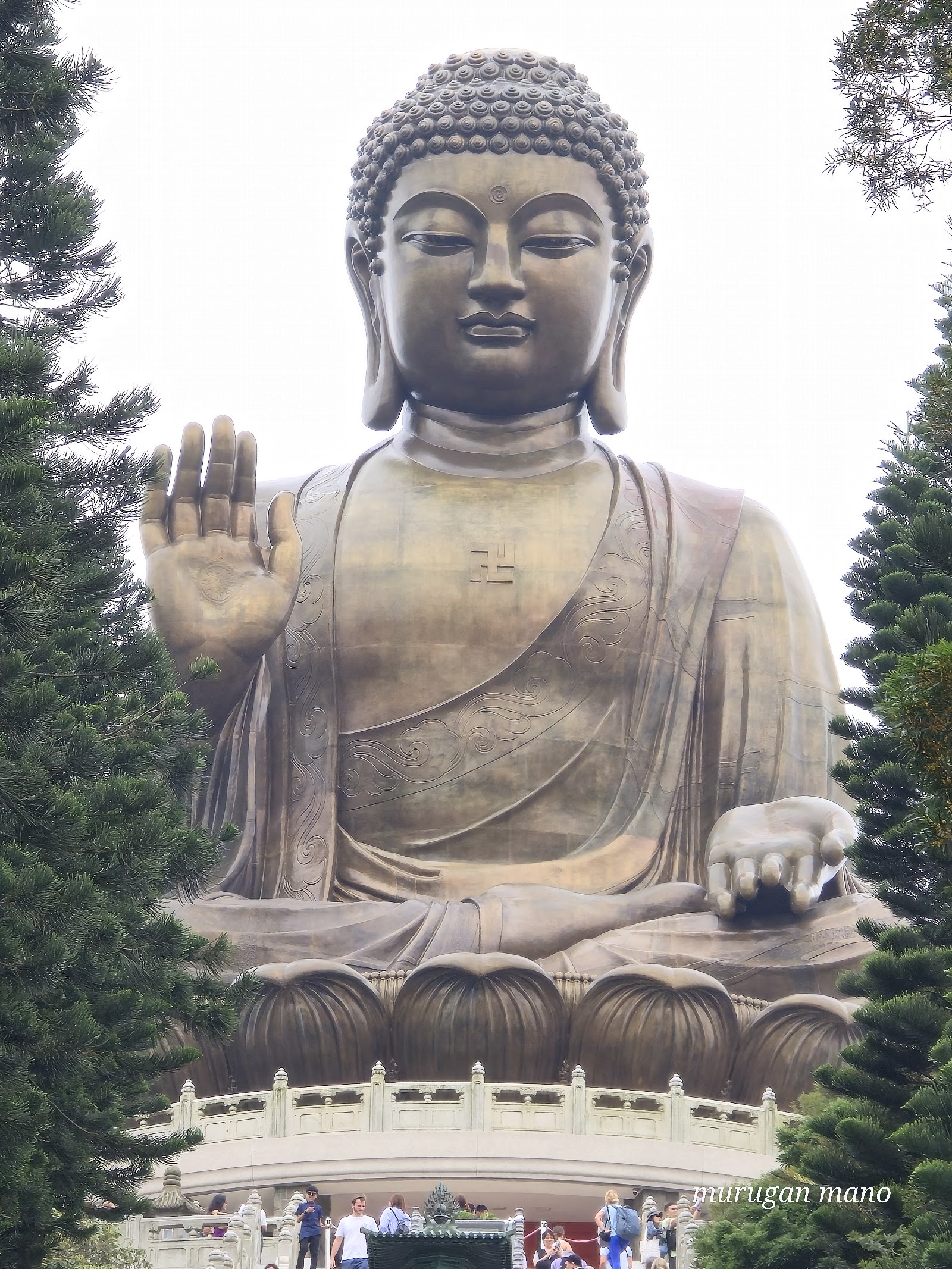 Velký Buddha na ostrově Lantau