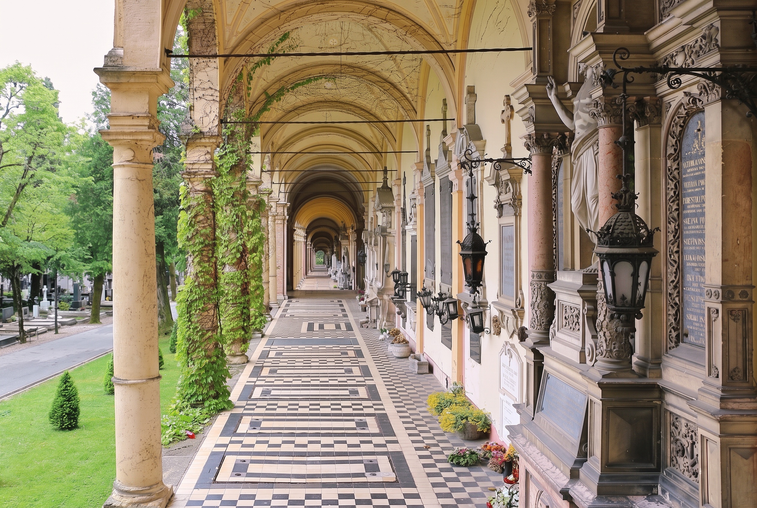 Zagreb, Croacia: 20 consejos sobre qué ver y hacer en 2026 19 Arcadas del cementerio Mirogoj cubiertas de hiedra