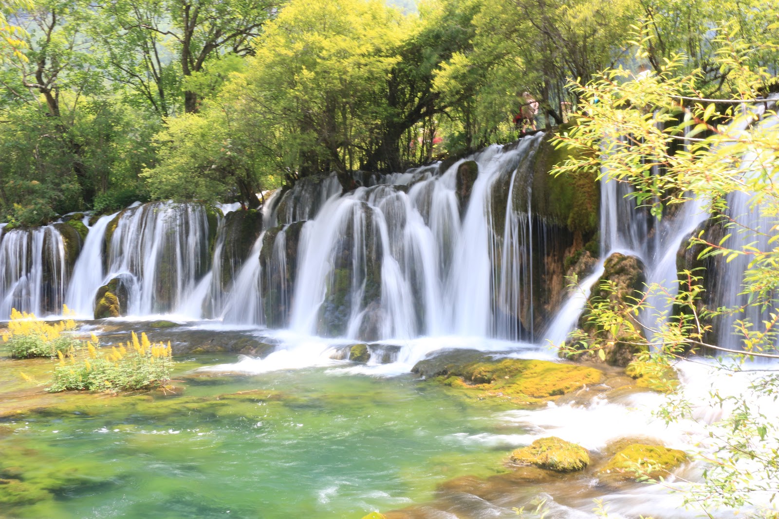 Chengdu, Chiny: 22 porady, co zobaczyć i robić w 2026 roku 24 Wodospady w dolinie Jiuzhaigou
