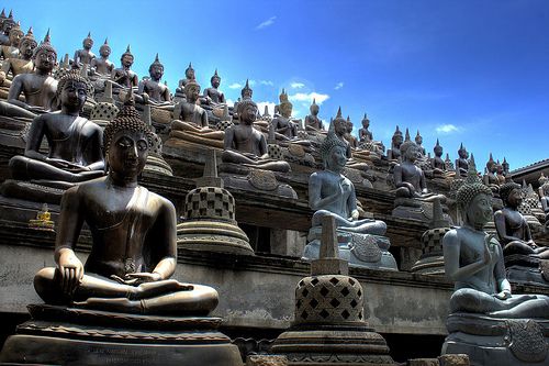 Colombo, Sri Lanka: 22 tips voor wat te zien en doen in 2026 10 Boeddhabeelden in de Gangaramaya tempel