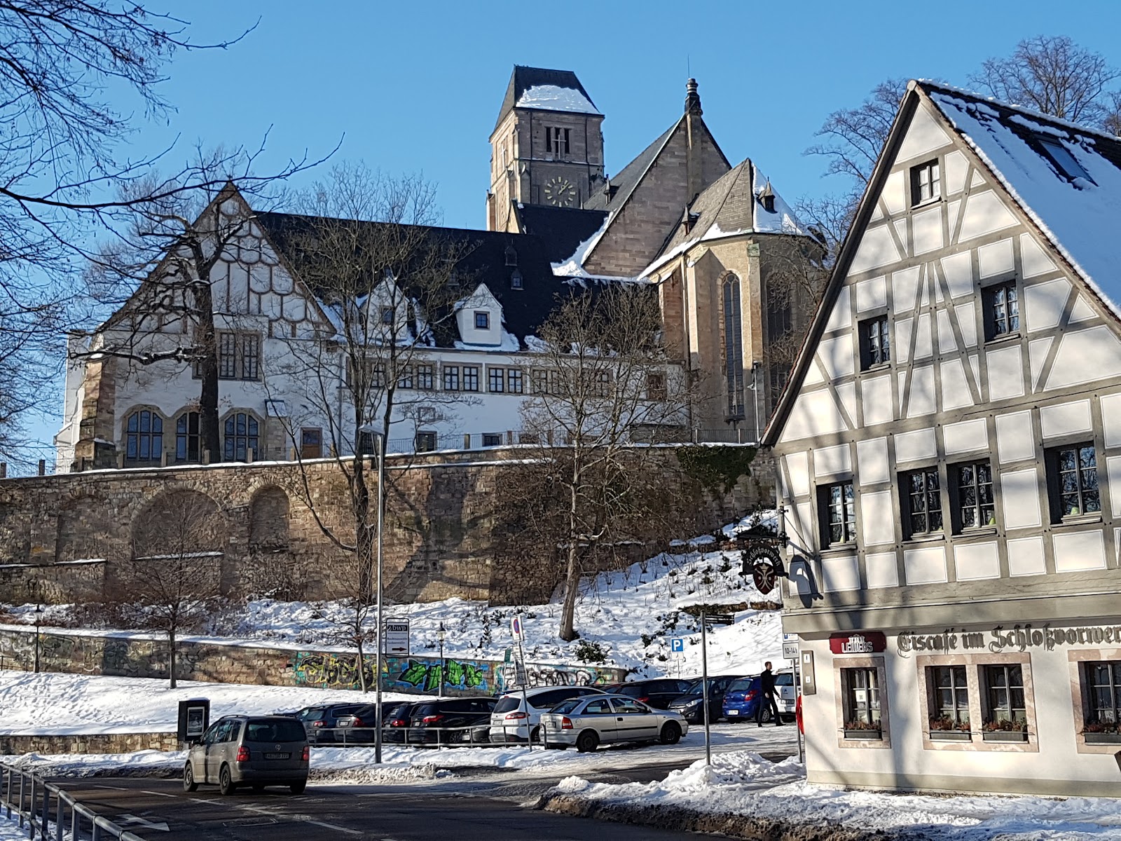 Chemnitz Christmas Market 2026: Pyramid & Bergparade 15 Schloßberg in Chemnitz in winter