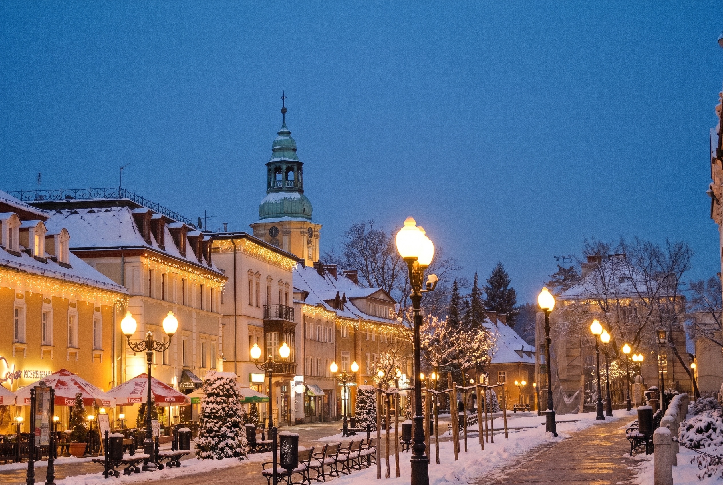 Jelenia Góra karácsonyi vásár 2026: jarmark és Karpacz 7 A Cieplice fürdőnegyed