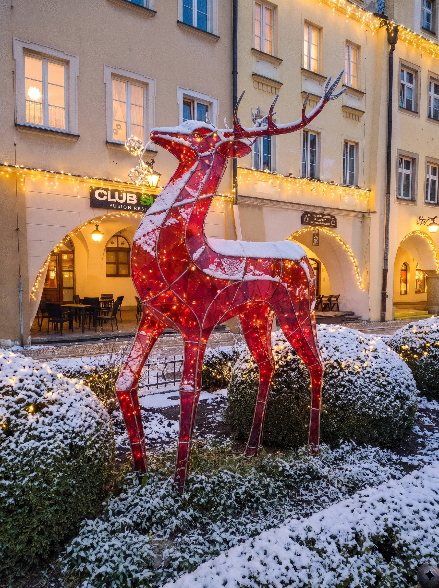 Jelenia Góra karácsonyi vásár 2026: jarmark és Karpacz 4 Karácsonyi díszítés a jelenia górai főtéren
