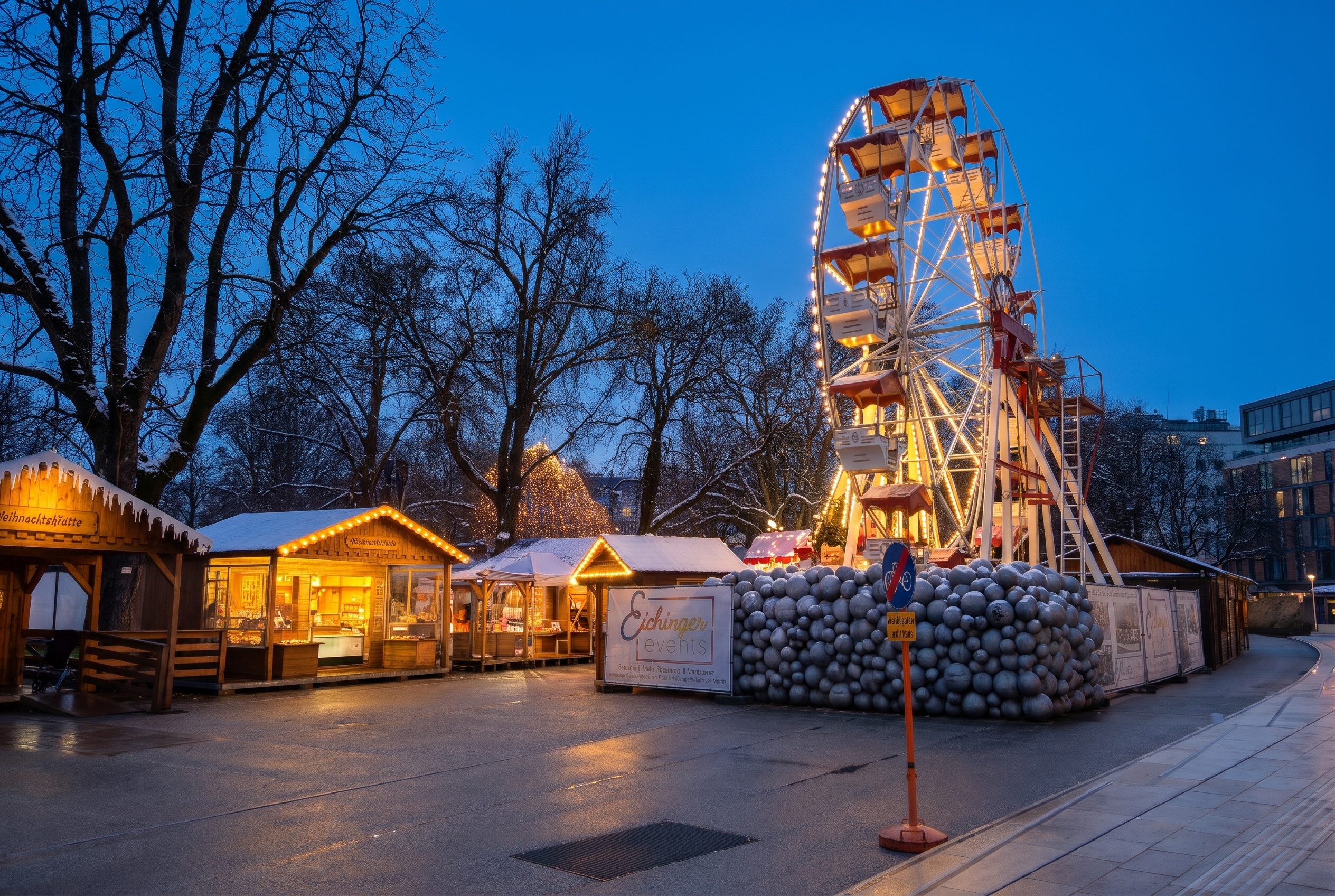 Weihnachtsmärkte Linz 2026: 5 Märkte, Bimmelbahn und Parken 7 Riesenrad auf dem Weihnachtsmarkt im Volksgarten
