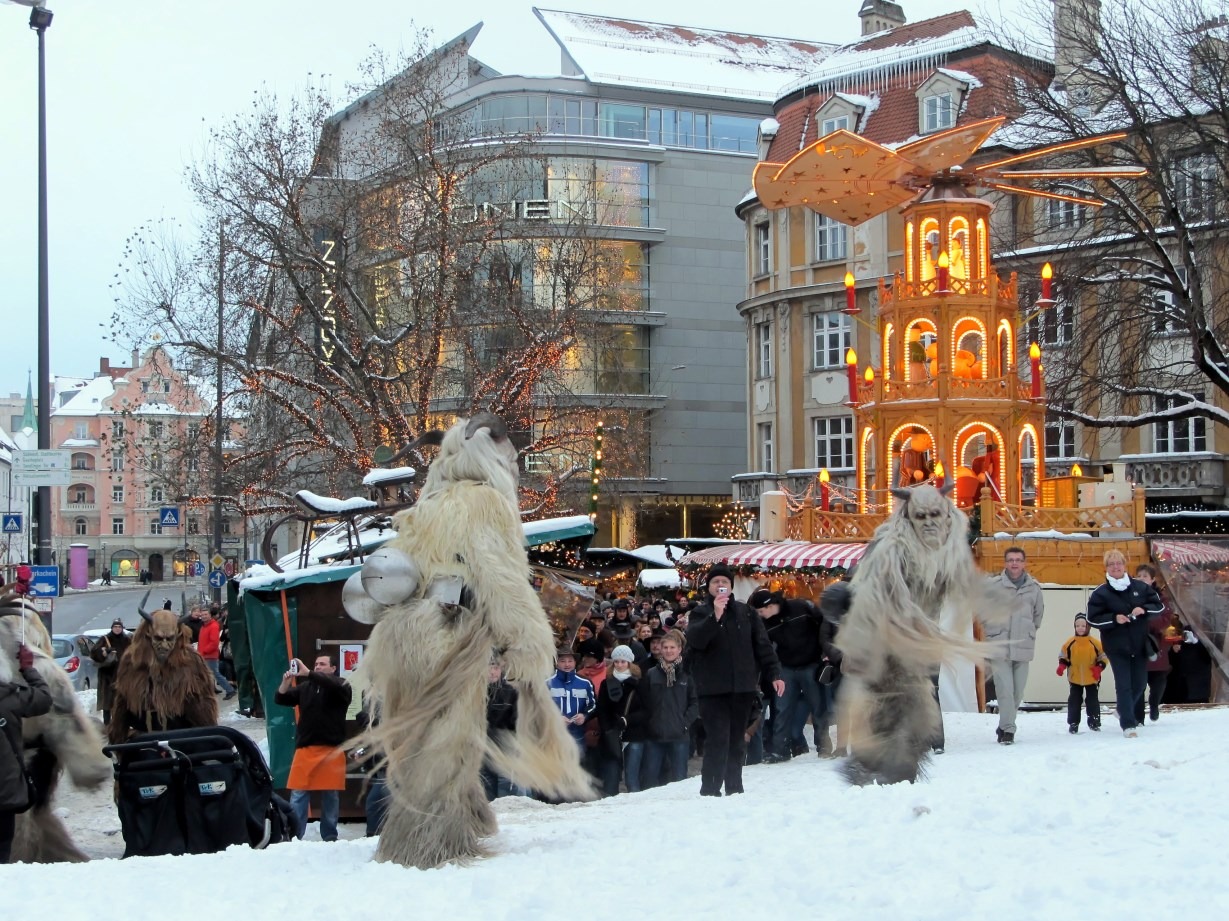 Mercados de Navidad de Múnich 2026: fechas, mercados y P+R 6 Krampus en el Múnich nevado