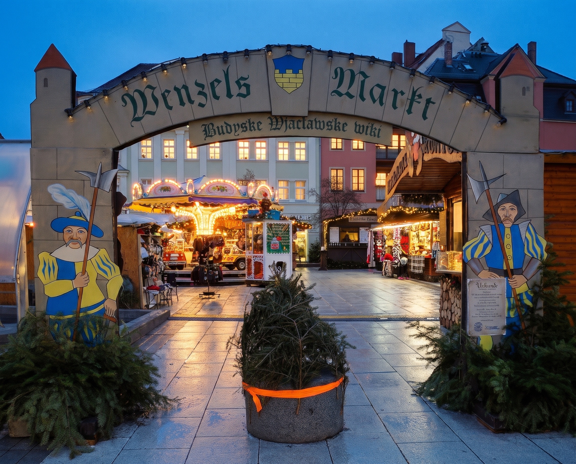 Weihnachtsmärkte in Deutschland an der Grenze 2026: von Pirna bis Passau 12 Tor des Wenzelsmarktes in Bautzen