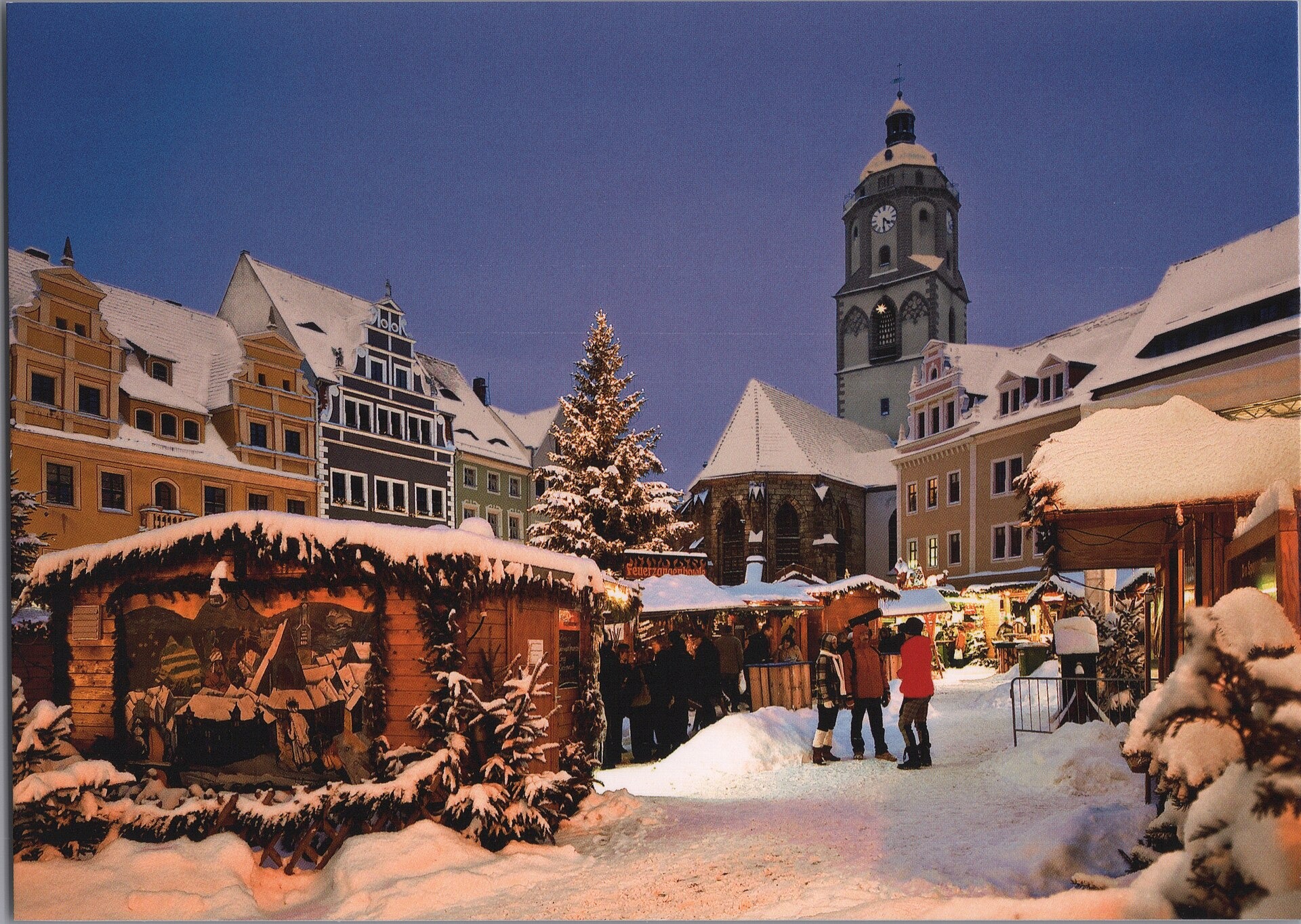 Weihnachtsmärkte in Deutschland an der Grenze 2026: von Pirna bis Passau 18 Weihnachtsmarkt in Meißen mit Schnee